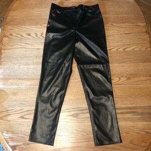 Amy Byer Girl’s Faux Leather Leggings - Size XL